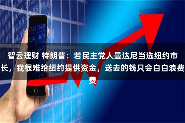 智云理财 特朗普:若民主党人曼达尼当选纽约市长,我很难给纽约提供资金,送去的钱只会白白浪费